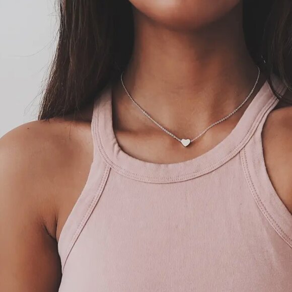 Jewelry - 5/$30 Dainty Heart Necklace